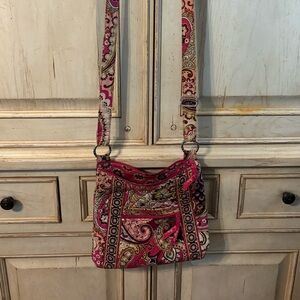 Vera Bradley Pink Crossbody Bag. Excellent used condition.